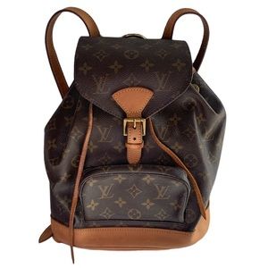 0178 Louis Vuitton Monogram Montsouris MM Backpack